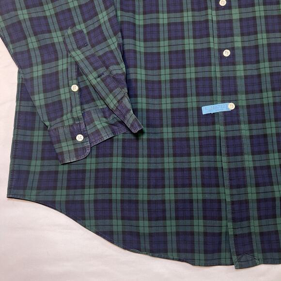 Polo Ralph Lauren Shirt Mens Size L Blackwatch Tartan Plaid Lowell Sport Cotton - Picture 3 of 14